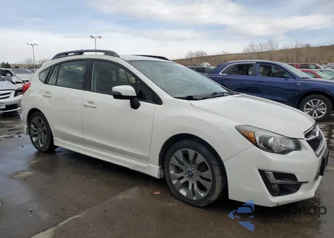 2016 Subaru Impreza Sport Premium z USA, uszkodzony, nr VIN JF1GPAP67G8205102